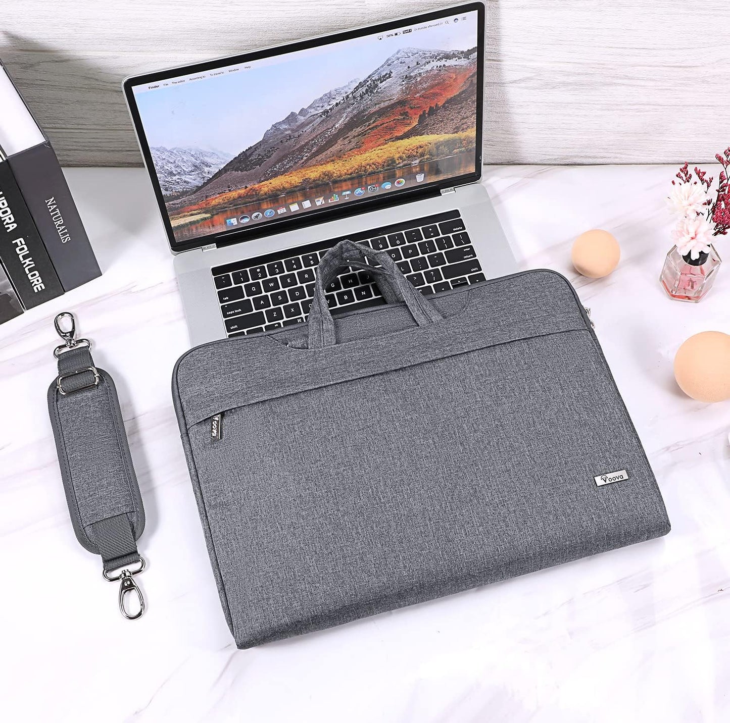 Laptop Bag Water Resistant Laptop Case Sleeve Shoulder Bag with Carry Handle