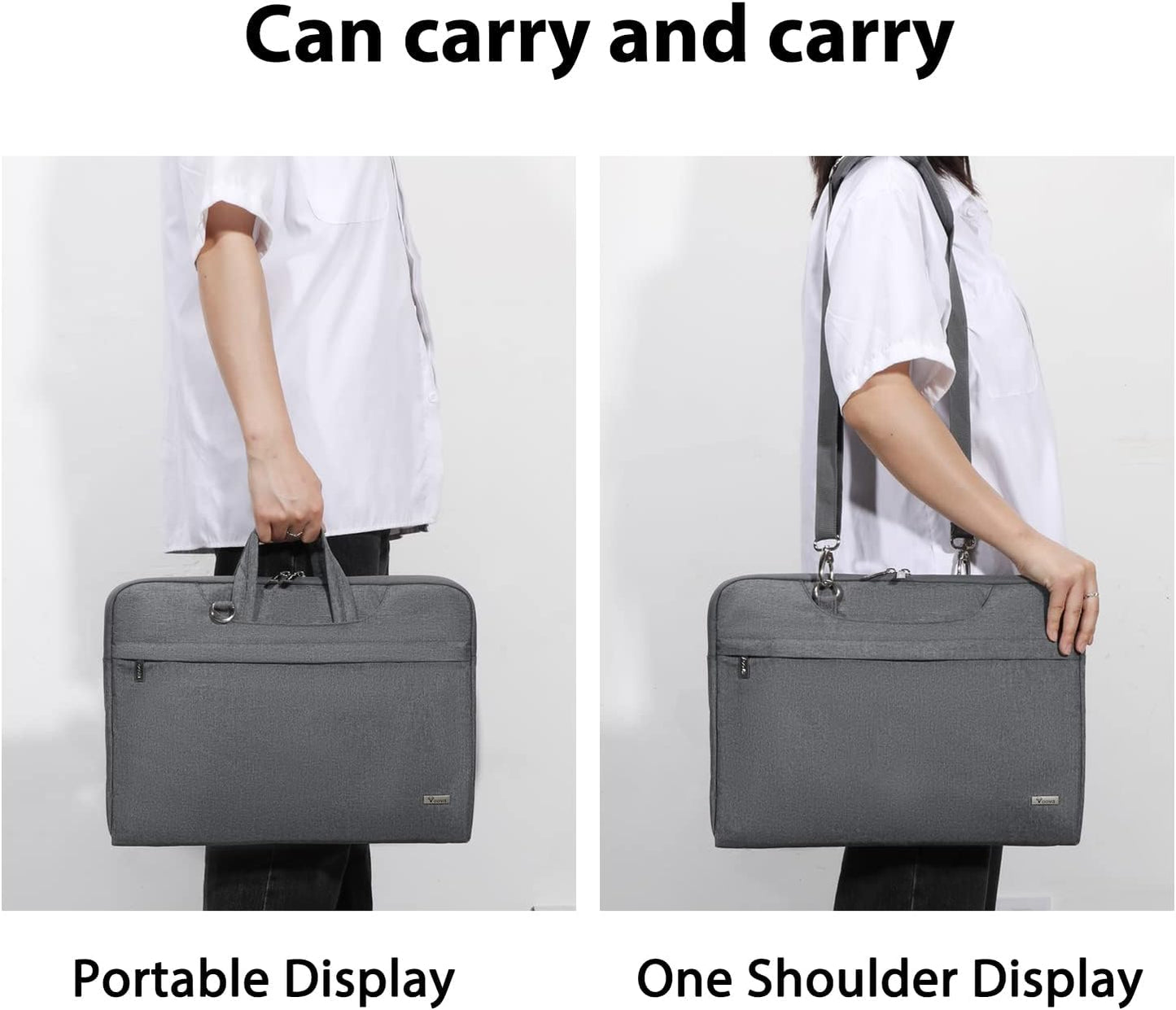 Laptop Bag Water Resistant Laptop Case Sleeve Shoulder Bag with Carry Handle