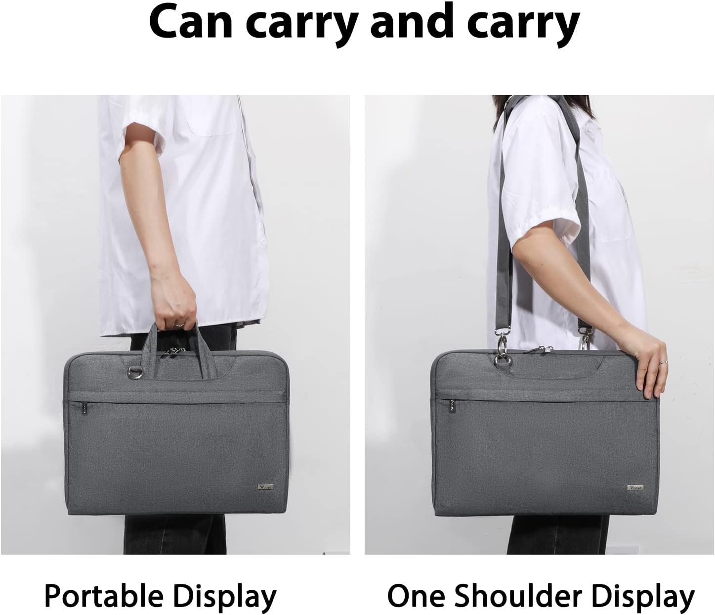 Laptop Bag Water Resistant Laptop Case Sleeve Shoulder Bag with Carry Handle