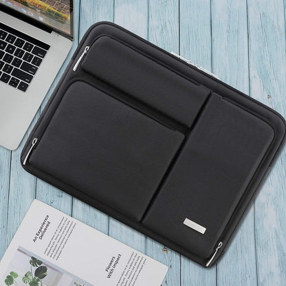 360° Protective Laptop Sleeve Case for 14 Inch HP Chromebook 14 / X360 14A / HP Stream 14, Acer Swift / Chromebook 314, 14" Ideapad Chromebook S330 ASUS Dell Portable Laptop Computer Bag, Black