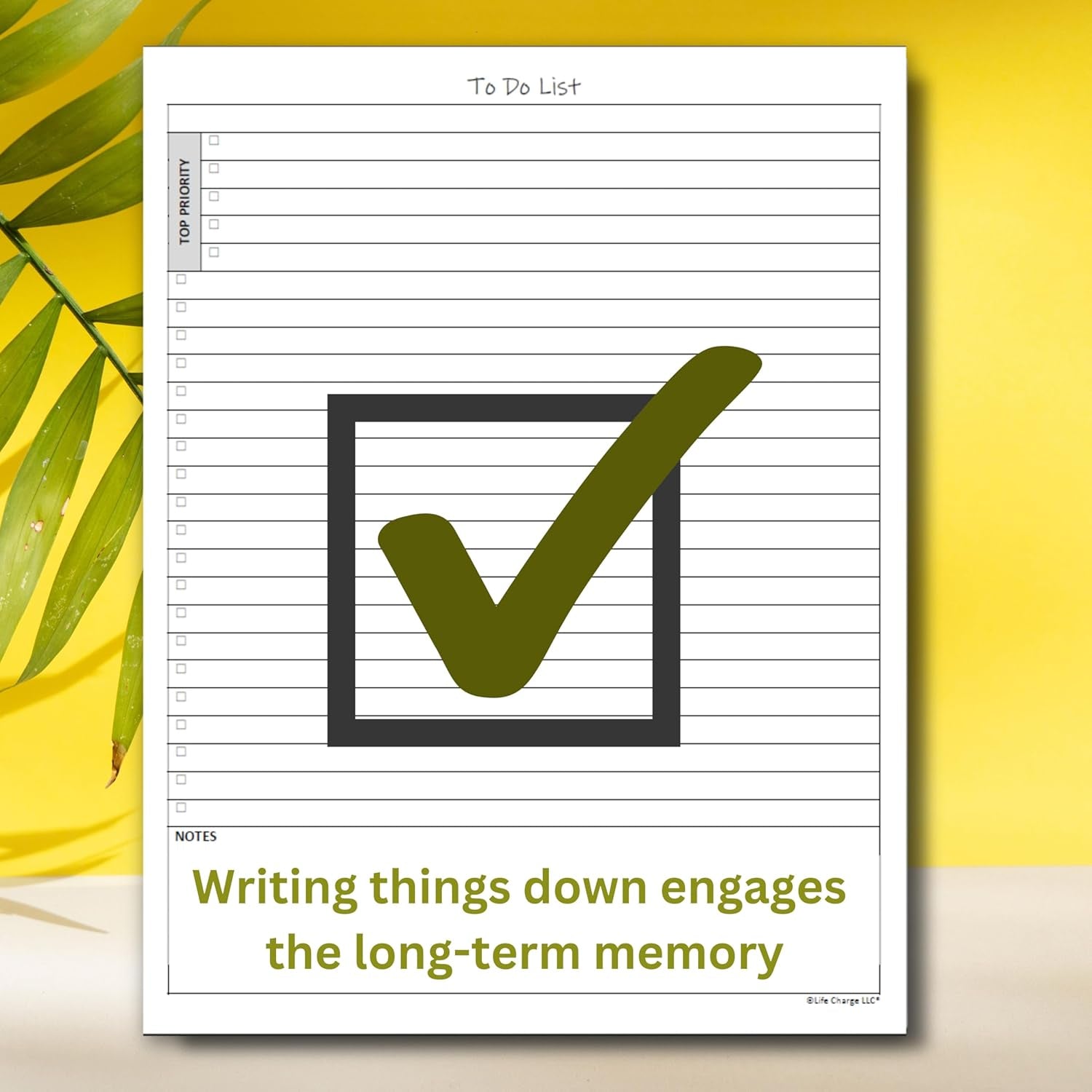TO DO List Planner Notepad, 60 Page Planning Pad. Undated Todo Checklist W/Priority & Note Sections. Organize & Track Projects, Clients or Daily Tasks. 8.5 X 11, A4 Tear Sheets.