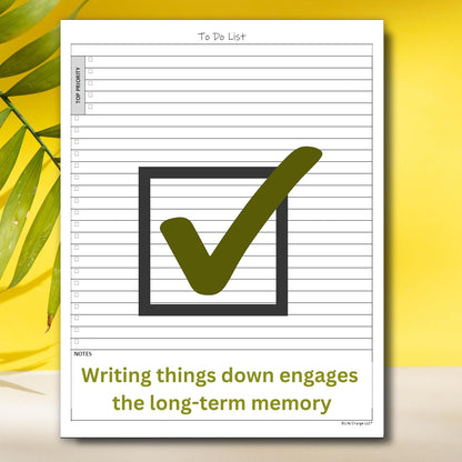 TO DO List Planner Notepad, 60 Page Planning Pad. Undated Todo Checklist W/Priority & Note Sections. Organize & Track Projects, Clients or Daily Tasks. 8.5 X 11, A4 Tear Sheets.